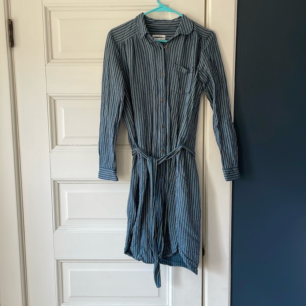 Anthropologie Button Up Shirt Dress - 10
